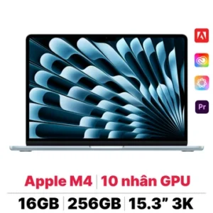 MacBook Air M4 15 inch 2025 10CPU 10GPU 16GB 256GB Sạc 70W | Chính hãng Apple Việt Nam