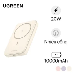 Pin dự phòng Ugreen không dây Magnetic PB561 10000mAh 20W